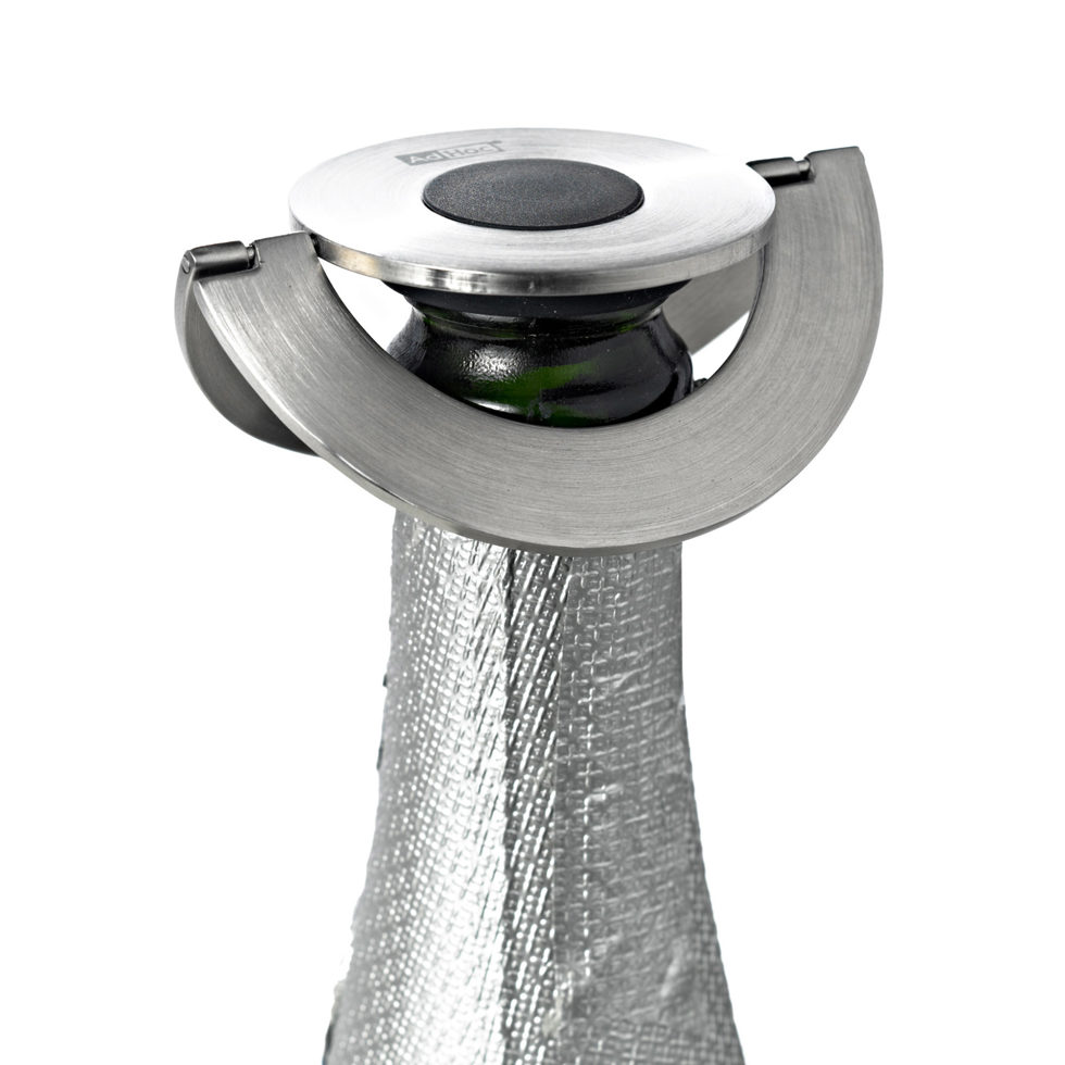 Fermoir à champagne en acier inoxydable 