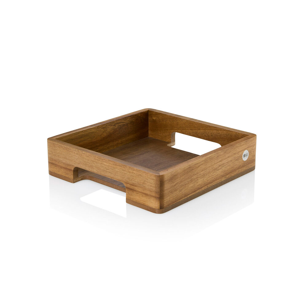 Serviertablett Akazie
25x25 cm 