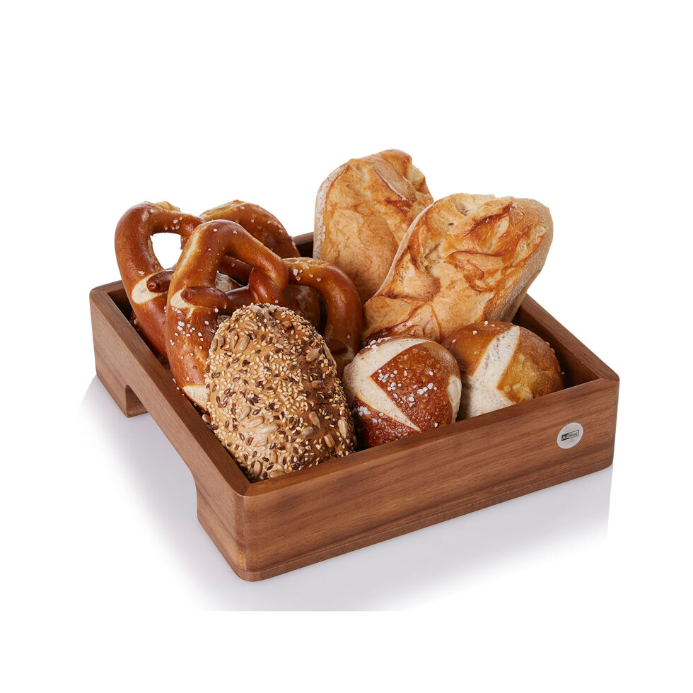 Serviertablett Akazie
25x25 cm 