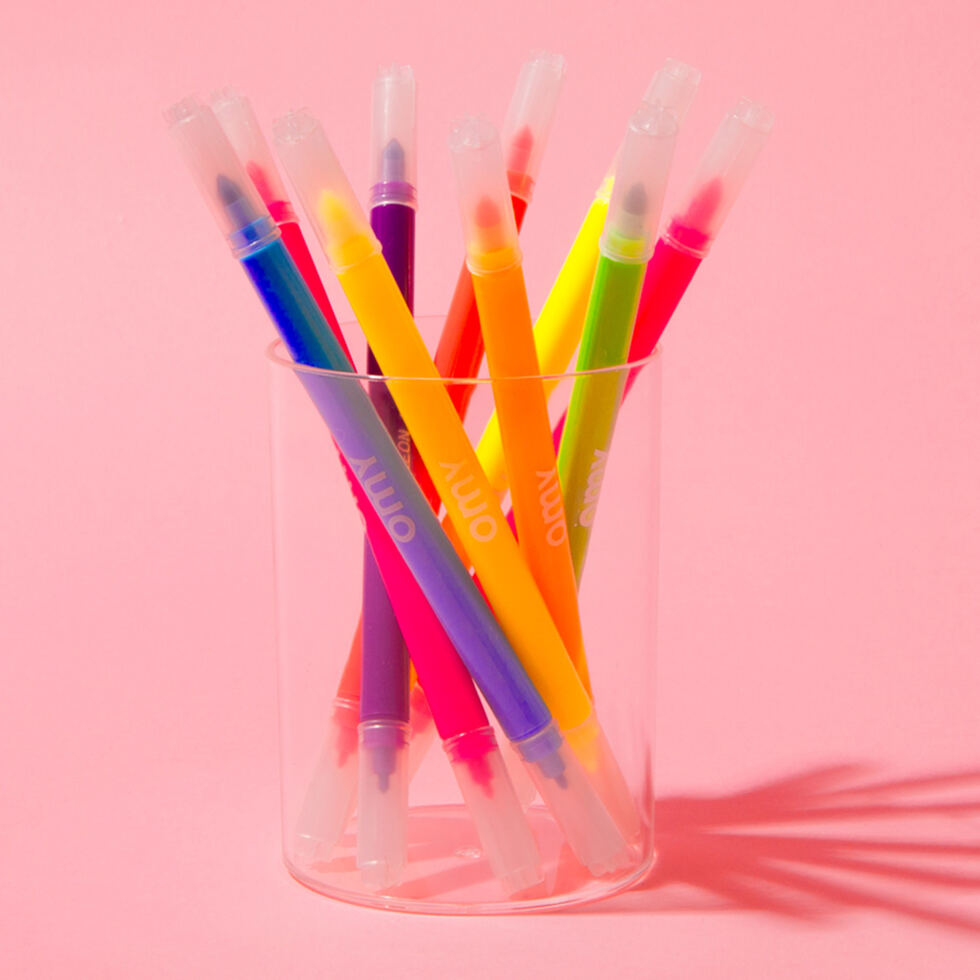 Feutres néon
9 couleurs 