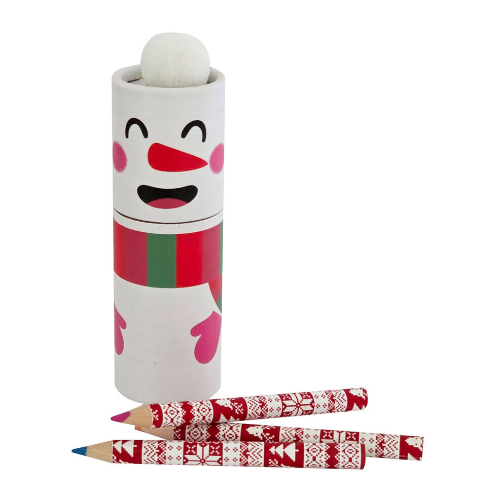 Farbstifte Mini Schneemann Farbstifte Mini Schneemann