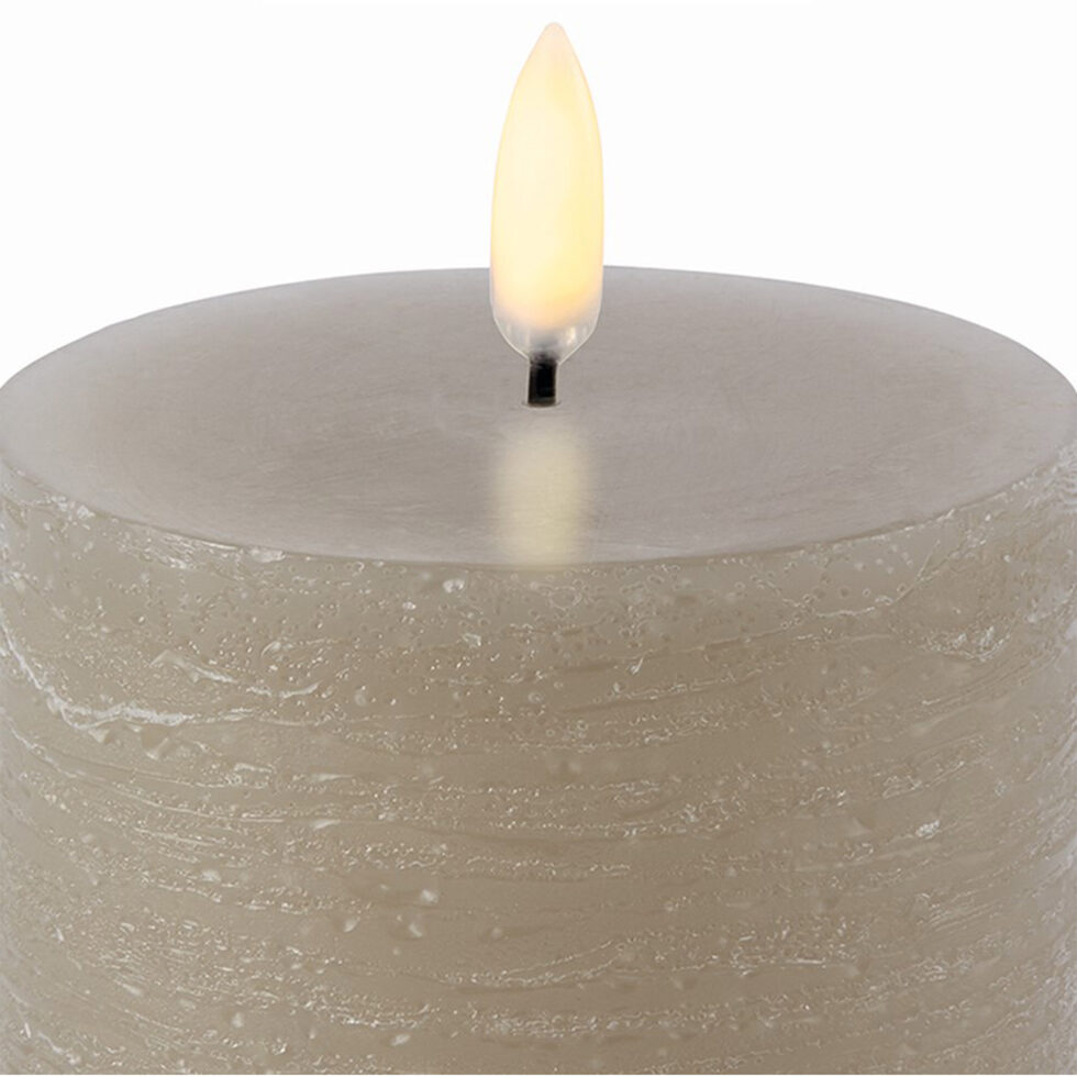 LED candle grey
10 cm 