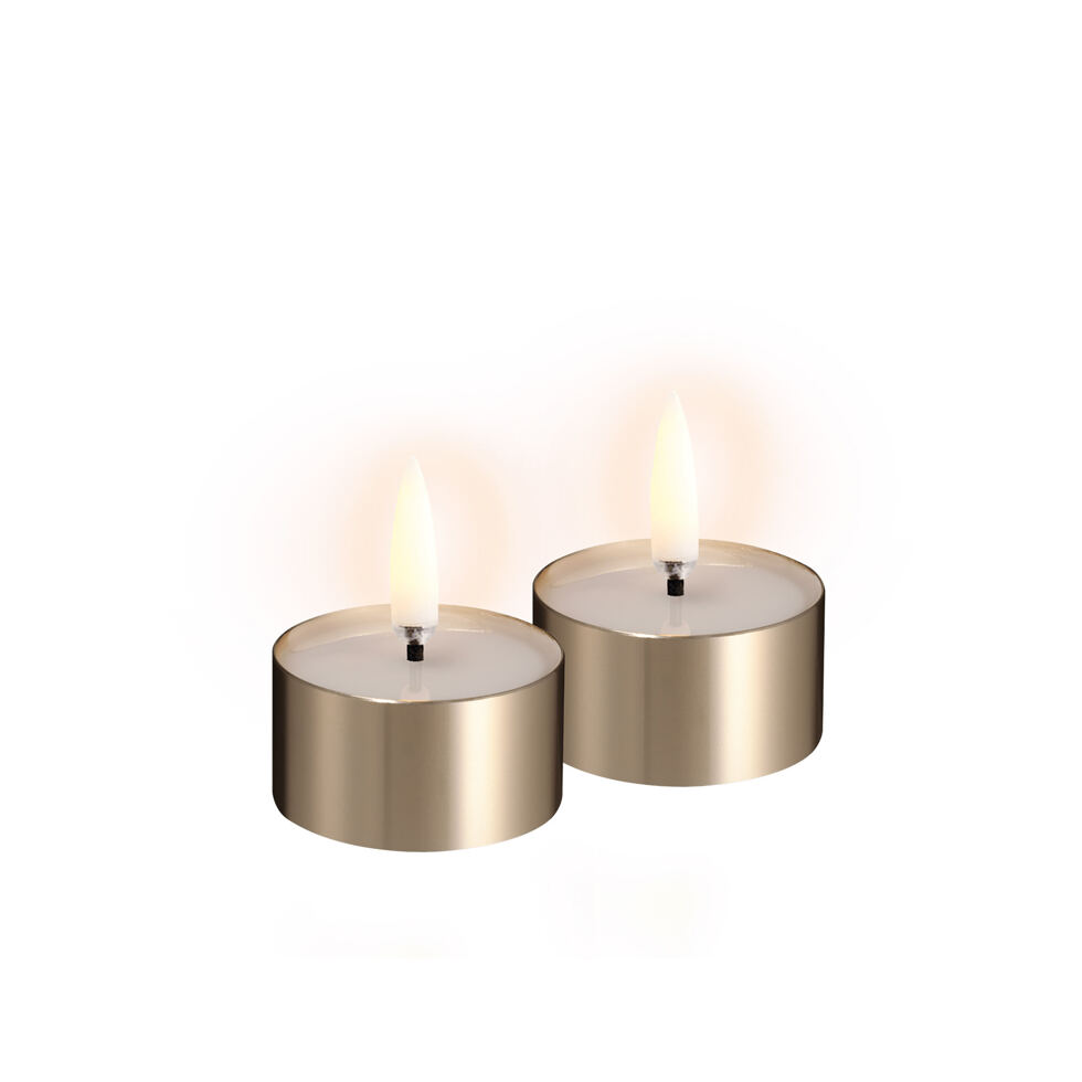 LED Teelicht 2er
4.1cm, bronze LED Teelicht 2er
4.1cm, bronze