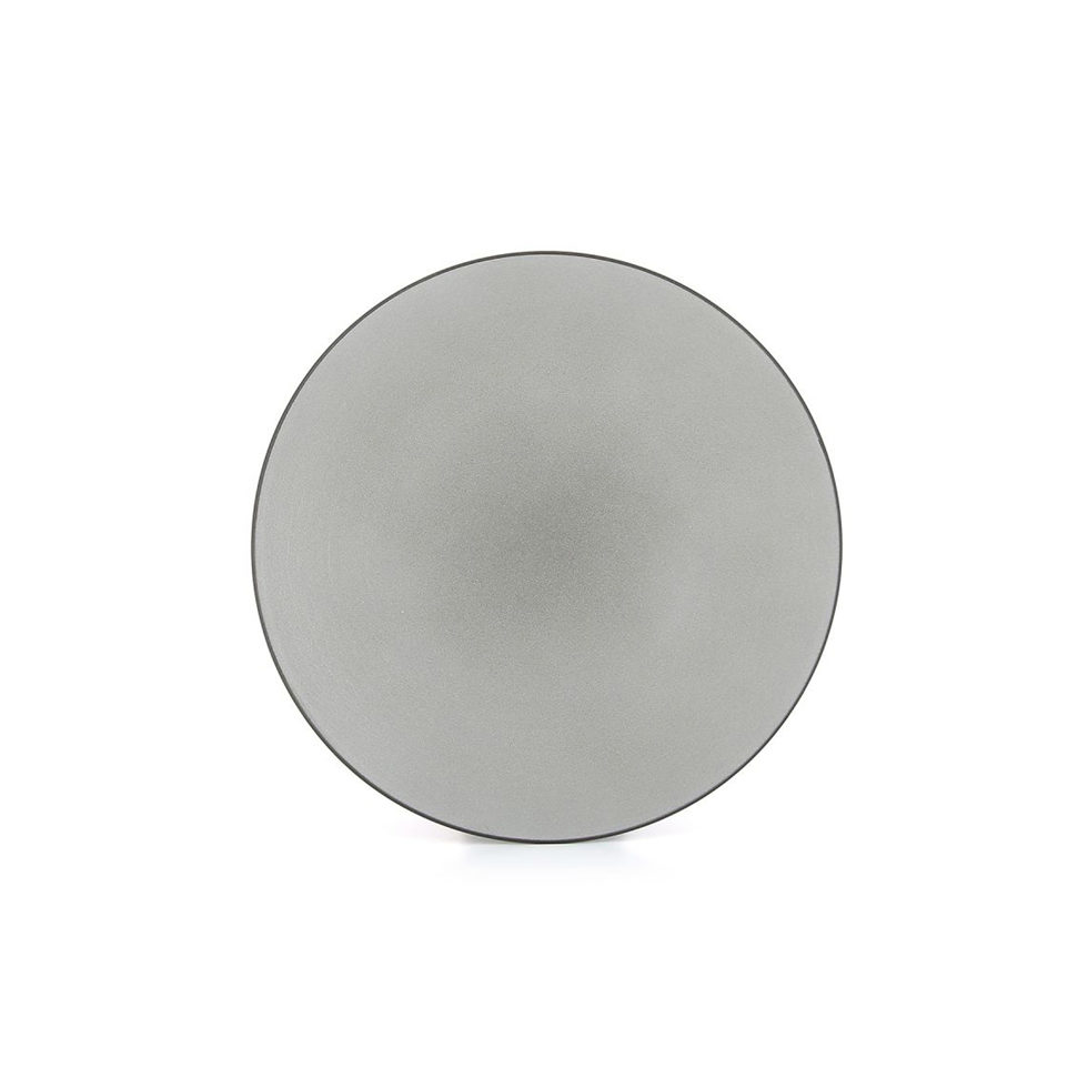 Teller flach grau 21 cm 