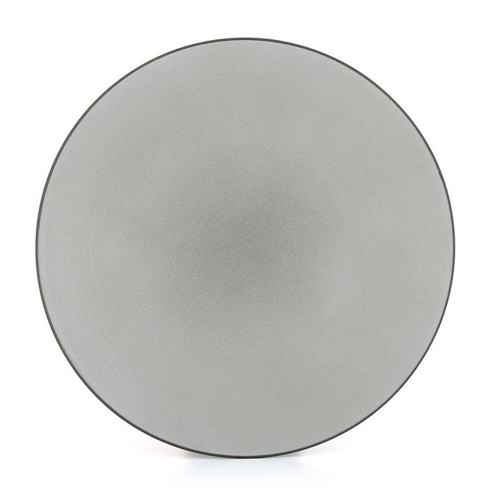 Assiette plate grise 31 cm 