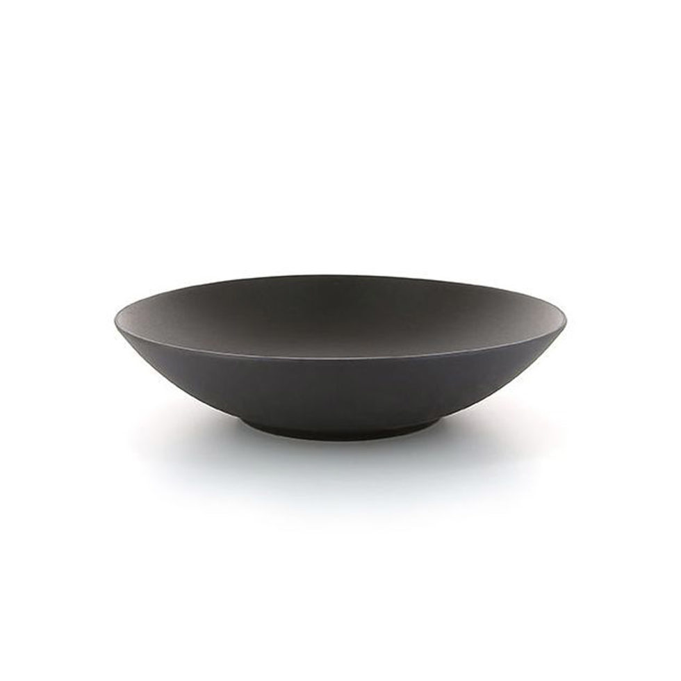 Teller tief schwarz 24 cm 