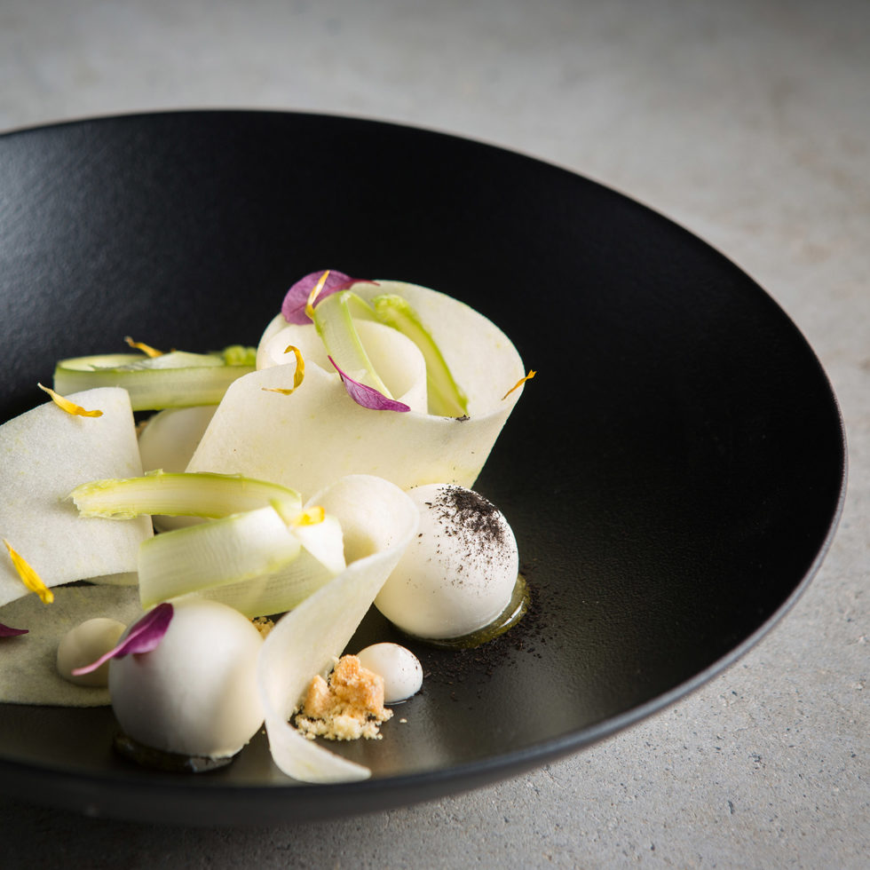 Teller flach schwarz 28 cm 