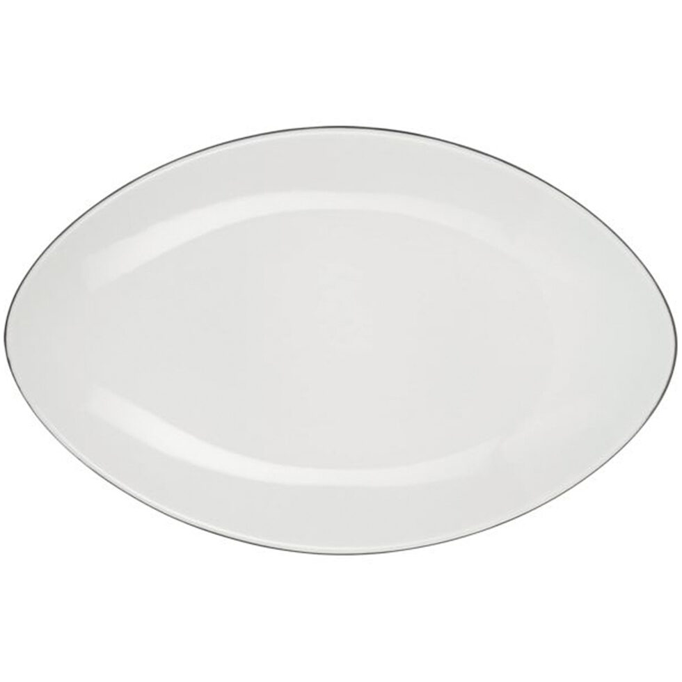 Plateau à servir ovale
blanc 35 cm 