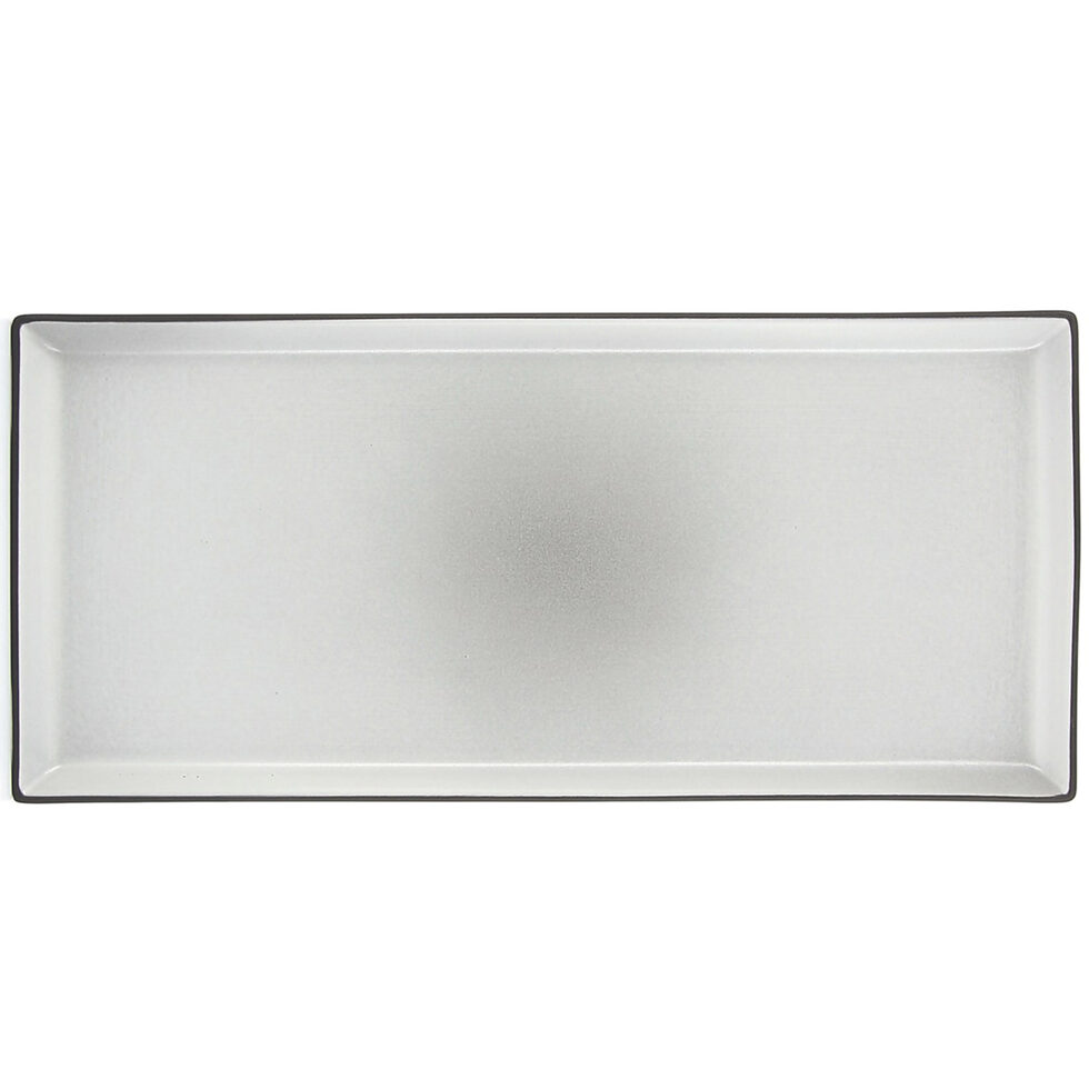 Plat à servir rectangulaire
gris 35 cm 