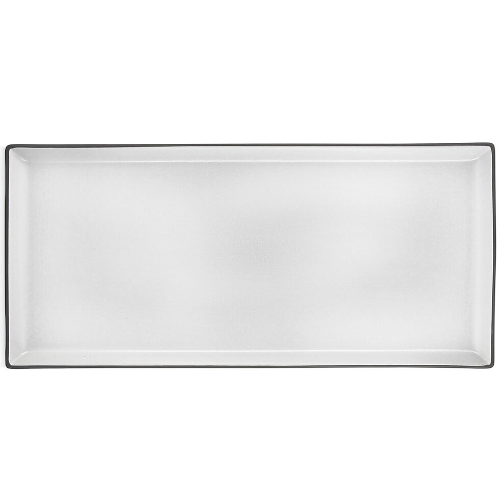 Plat à servir rectangulaire
blanc 35 cm 