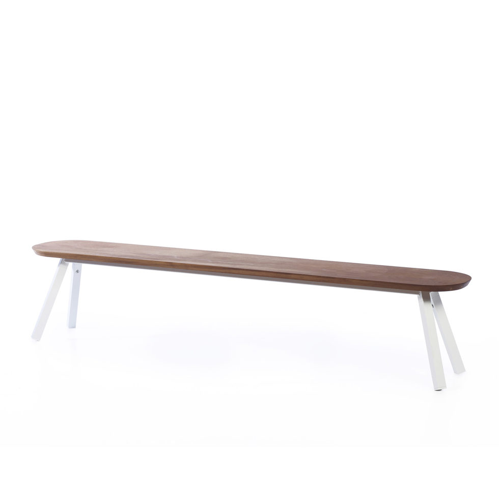 Banc blanc 220cm 