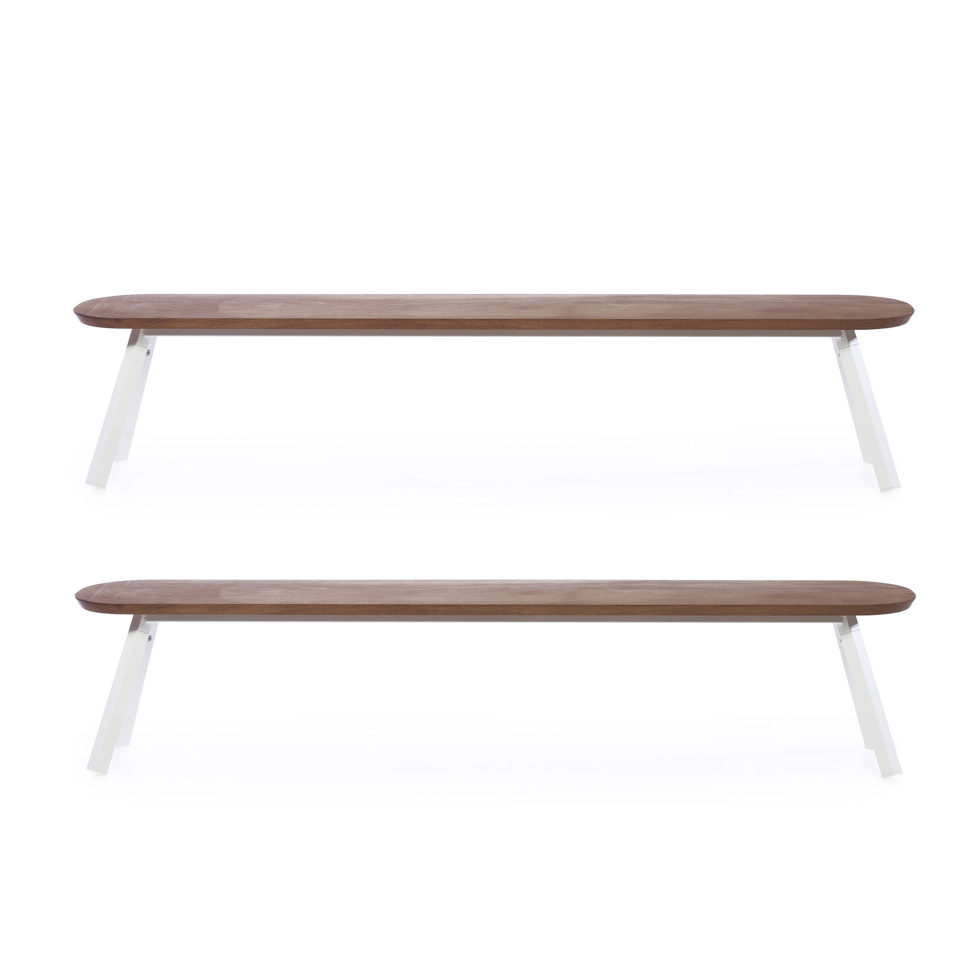 Banc blanc 220cm
Set de 2pcs 