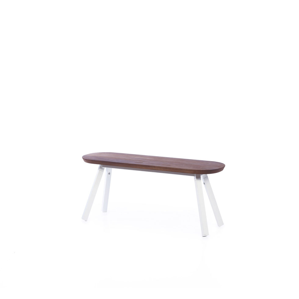 Banc blanc 120 cm 