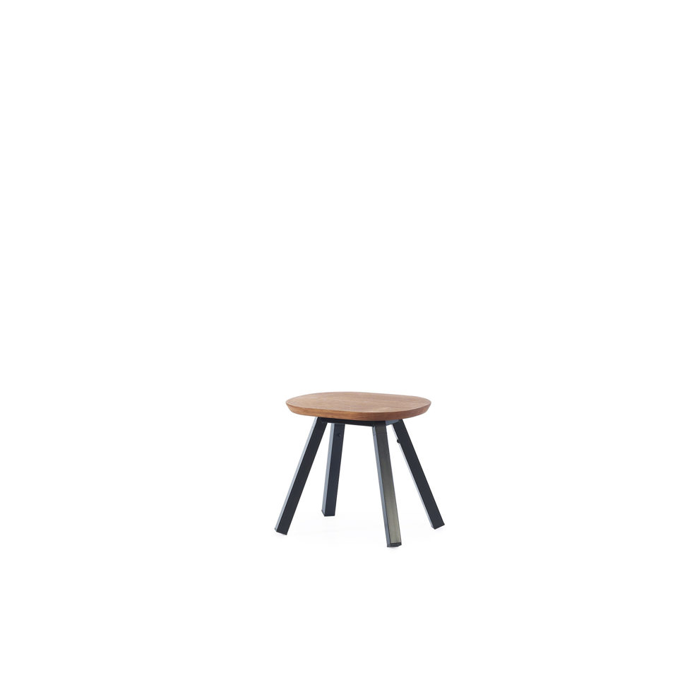 Stool black 50 cm 