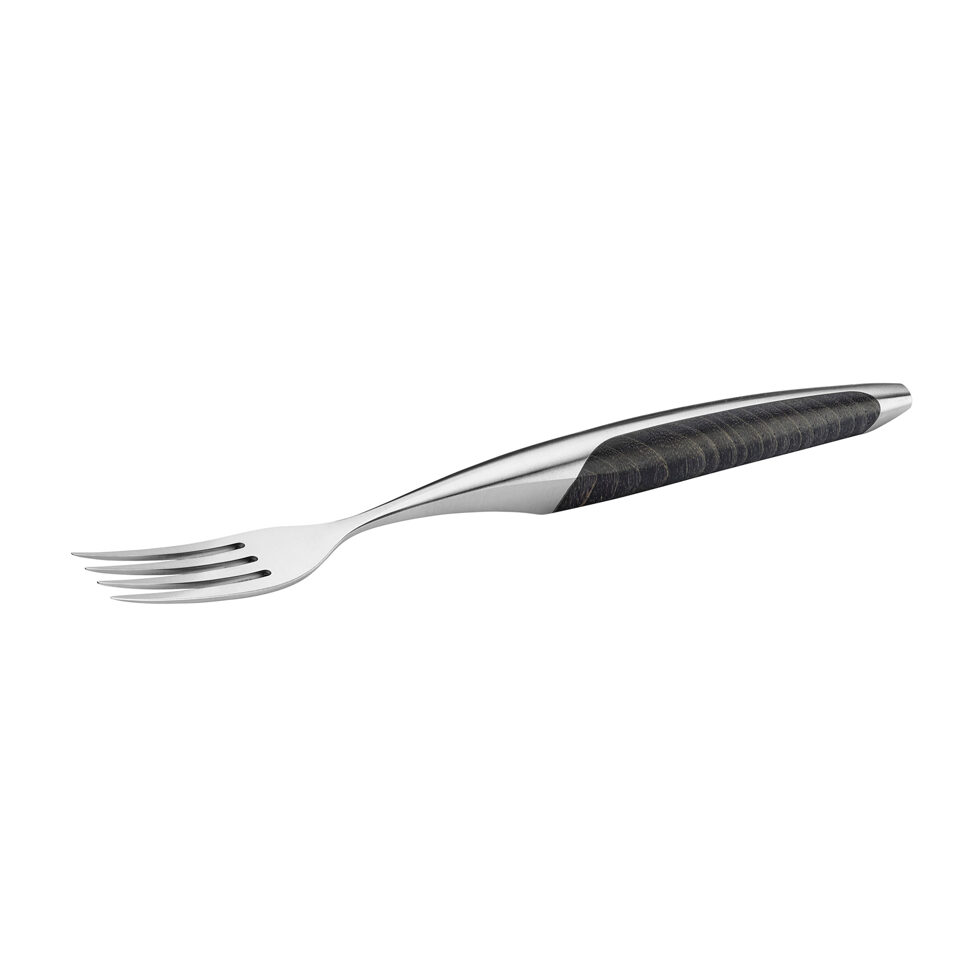 Fourchette à steak frêne noir set de 2 
