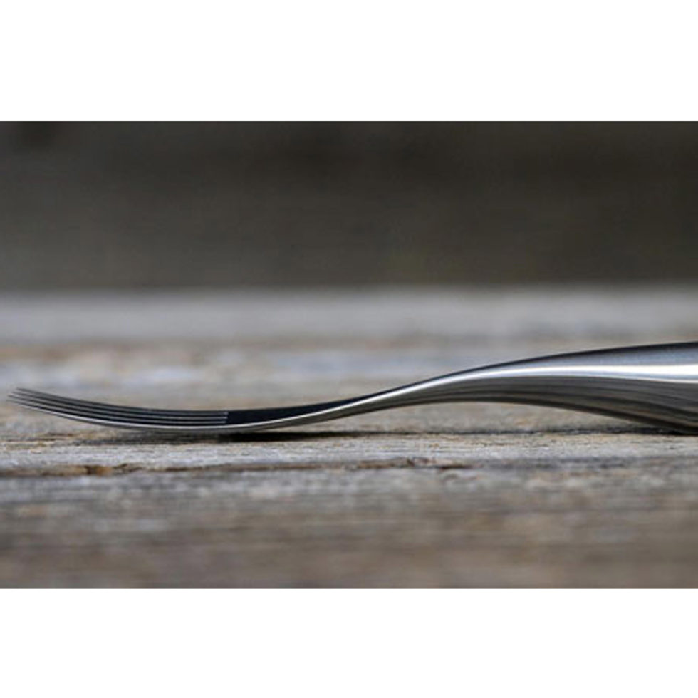 Fourchette à steak frêne noir set de 2 