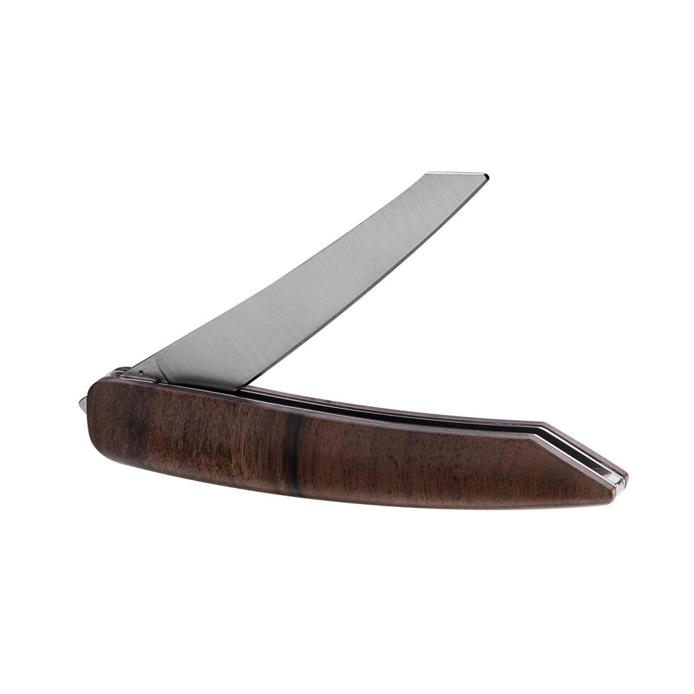 Couteau de poche/steak, noyer 