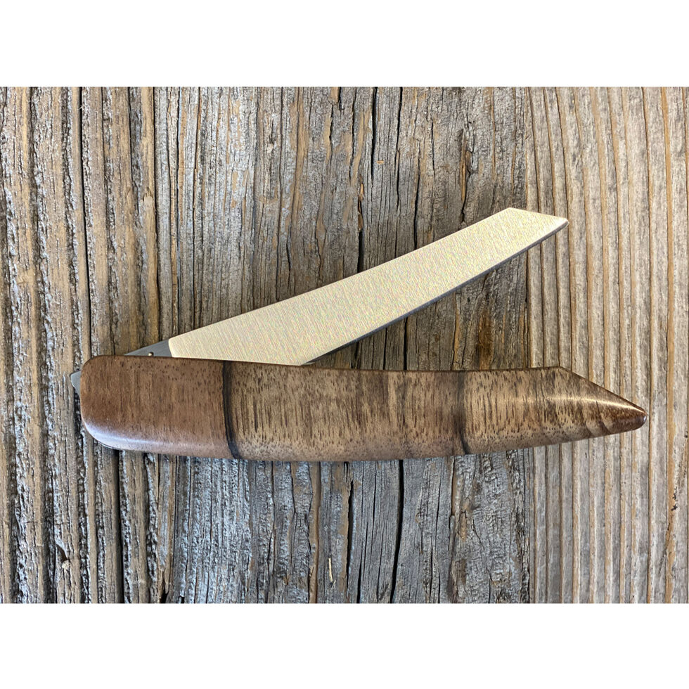 Couteau de poche/steak, noyer 