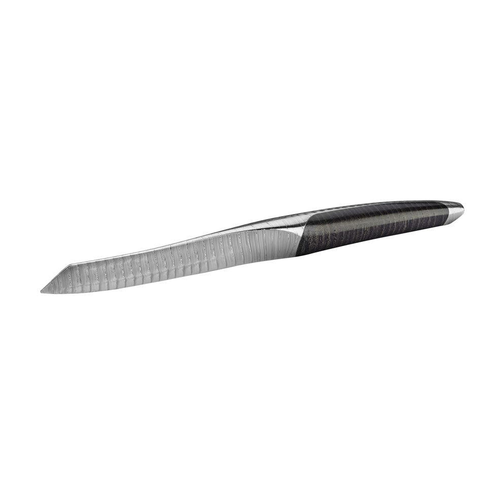 Couteau à steak Damas, Frêne noir 