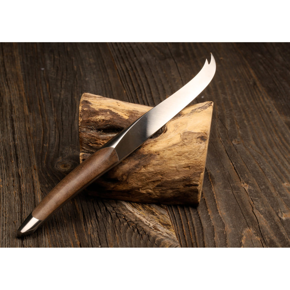 Cheese knife walnut 