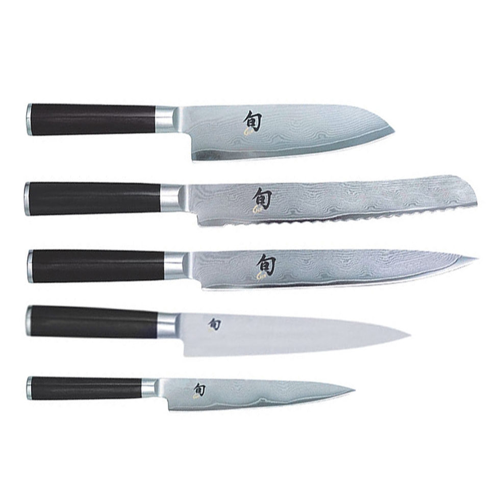 Poche porte-couteaux en simili cuir équipé 