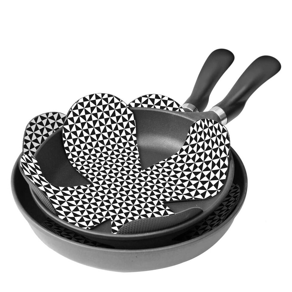 Protection poêle néoprène, set de 2 