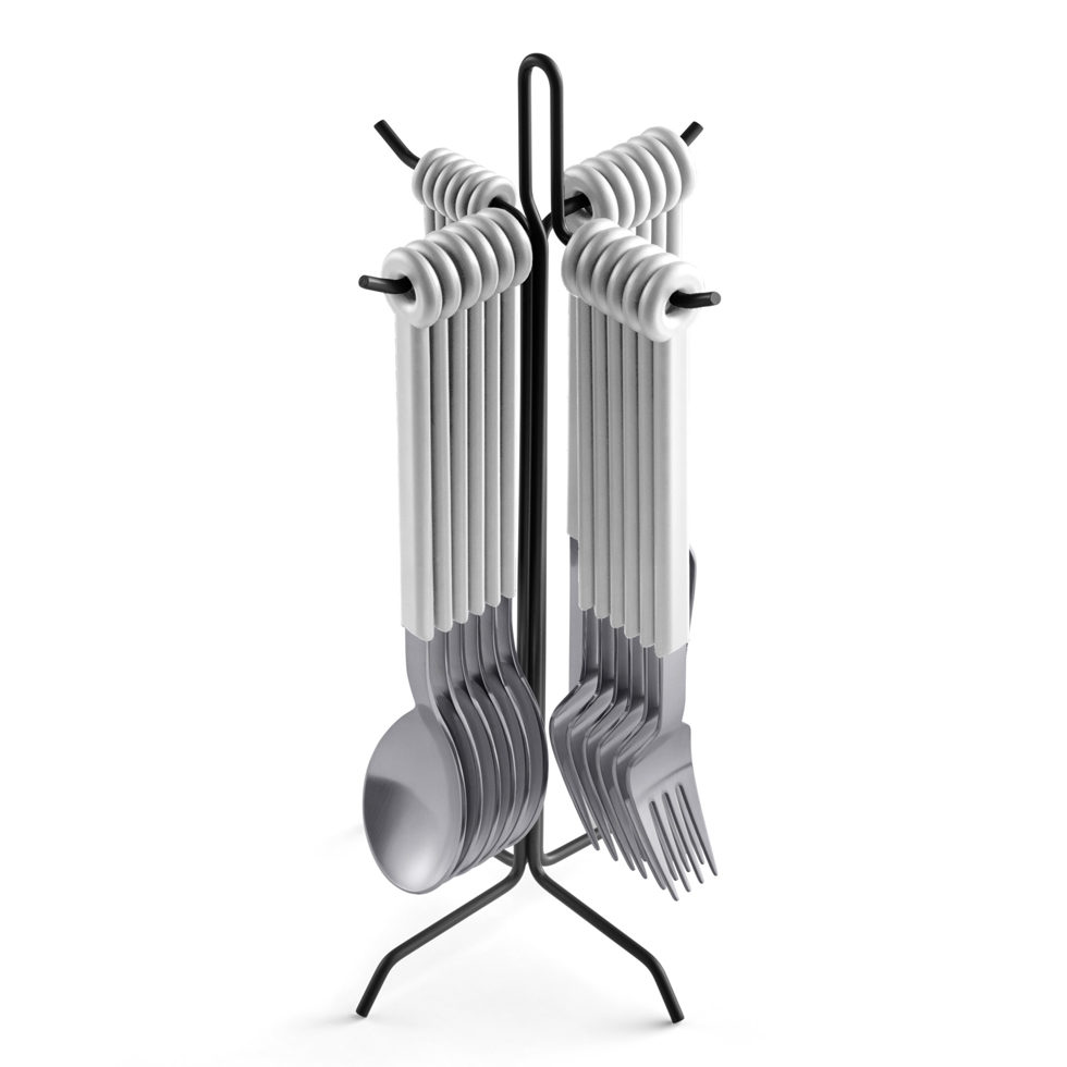 MONO RINGRange-couverts anthracite 