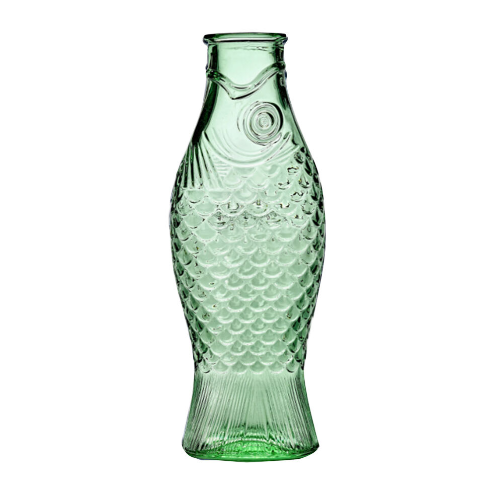 Karaffe Fisch, grün 