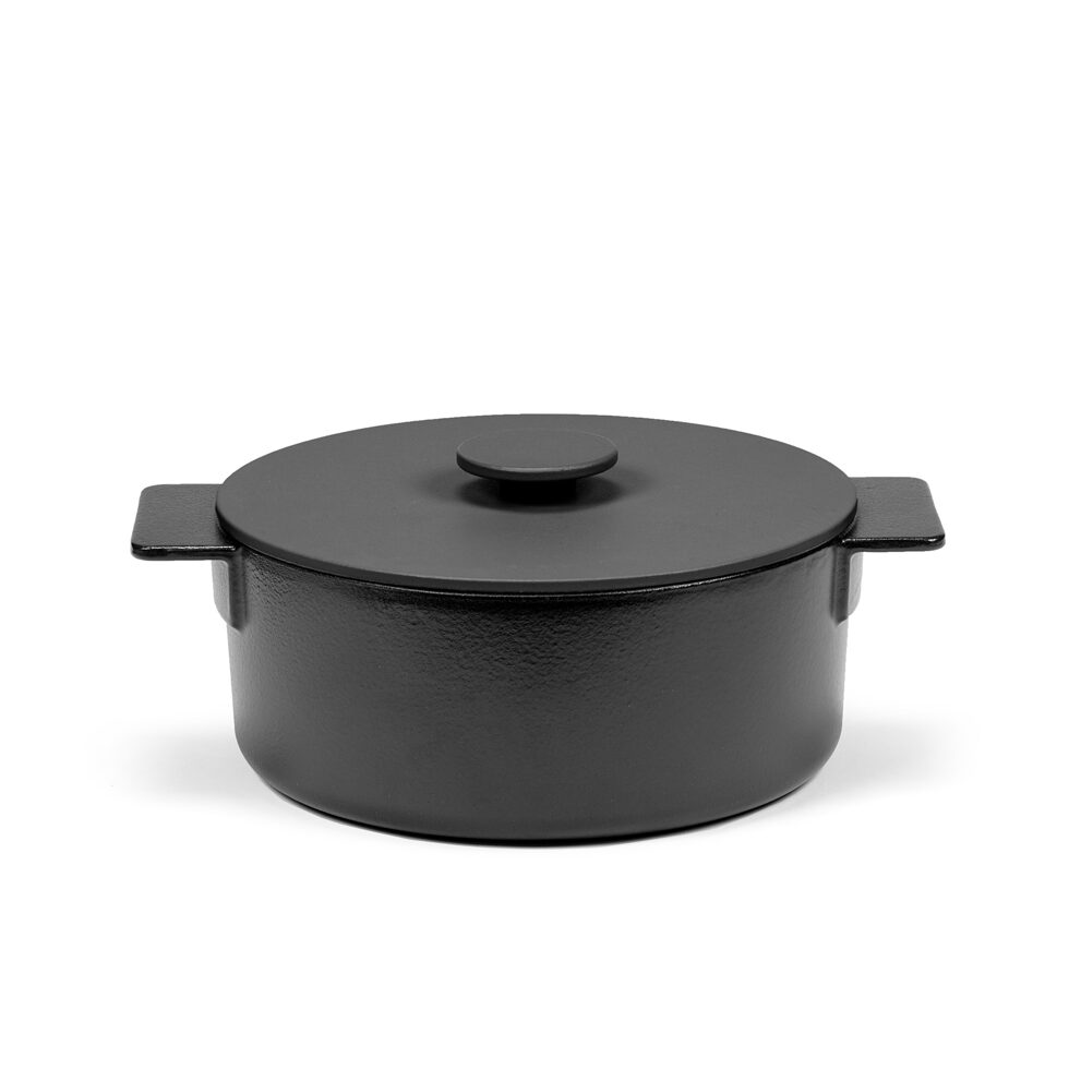 Gusseisen Kochtopf 
schwarz 26 cm / 4.2 lt 