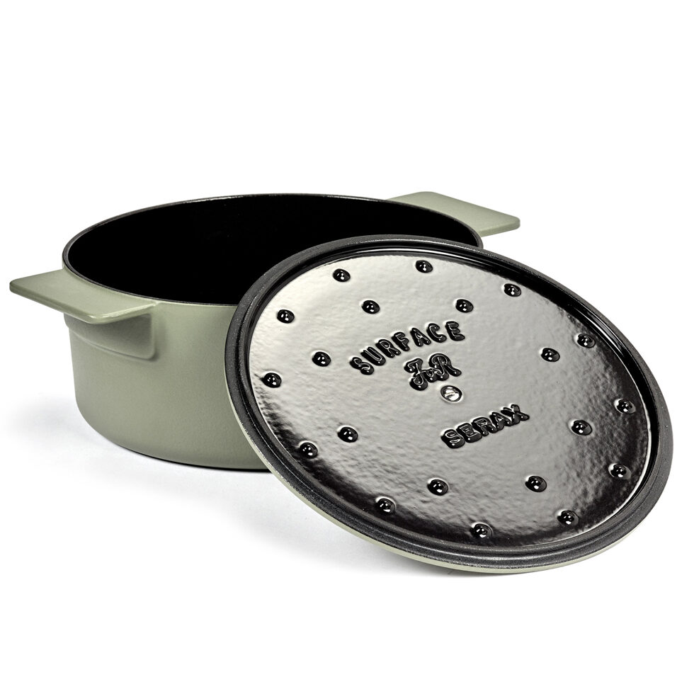 Gusseisen Kochtopf 
grün 20 cm / 2 lt 