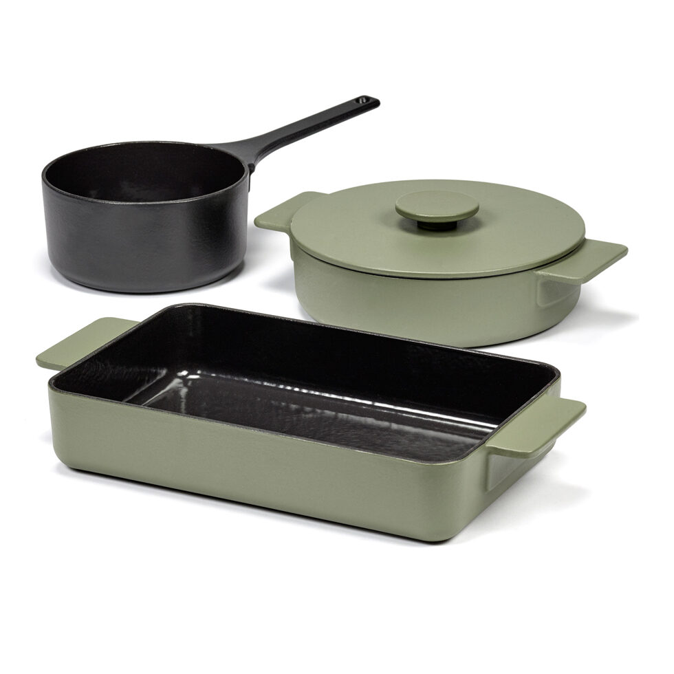 Gusseisen Kochtopf 
schwarz 26 cm / 4.2 lt 