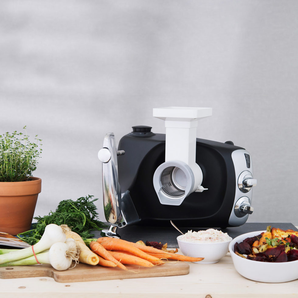 Coupe-légumes à 3 tambours 