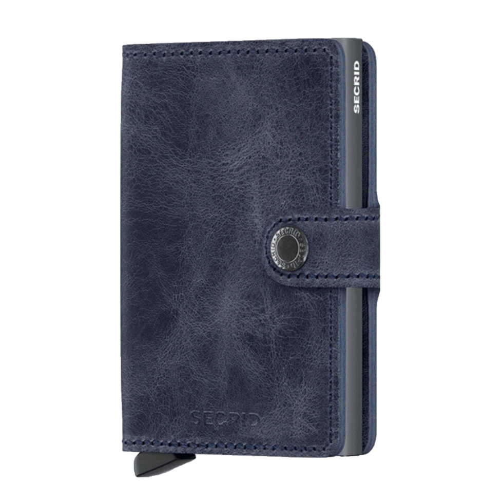 Mini portefeuille
bleu vintage 