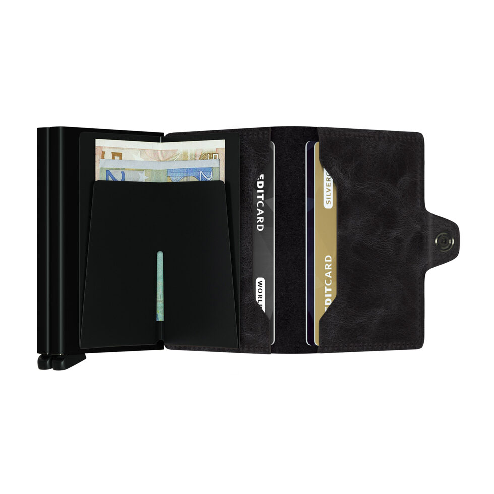 Twinwallet 
schwarz vintage 