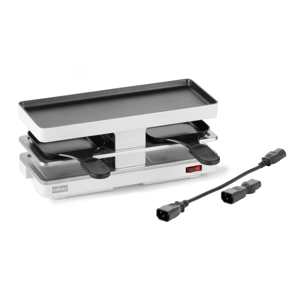 Raclette Twin Supplement blanc 