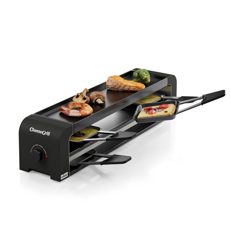 Raclette 4er
schwarz 