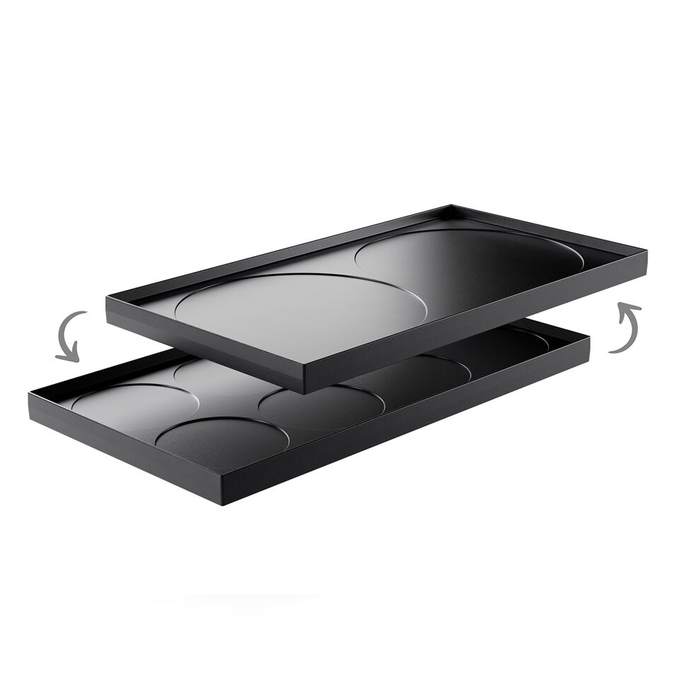 Plaque à crêpes réversible Raclette 8 place 