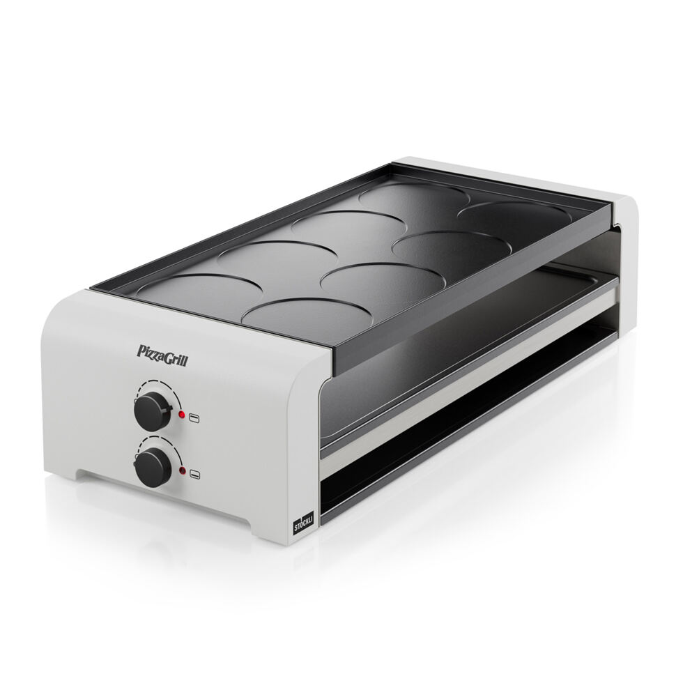 Plaque à crêpes réversible Raclette 8 place 