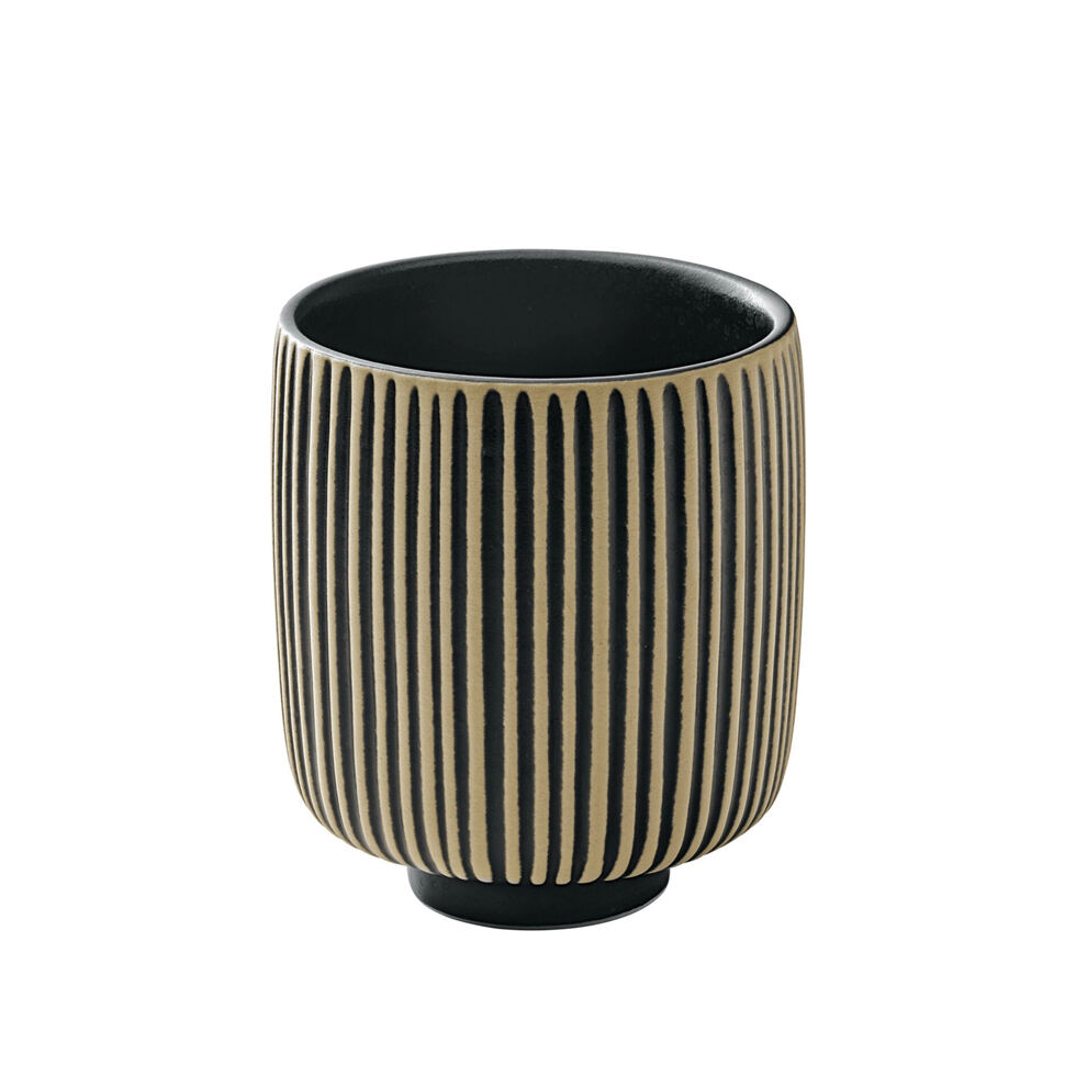 Kaffee Becher 3dl
schwarz/weiss 