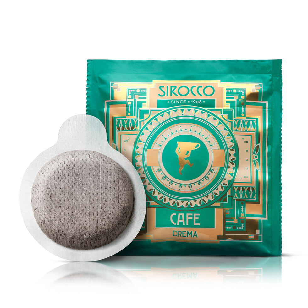 Sirocco coffee
Crema, 18 ESE pods 