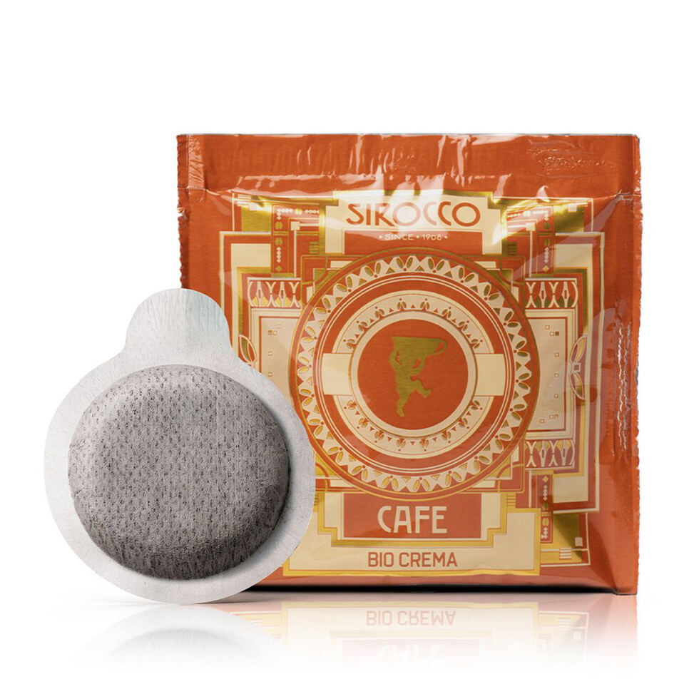 Café Sirocco Bio
Crema, 20 dosettes ESE 