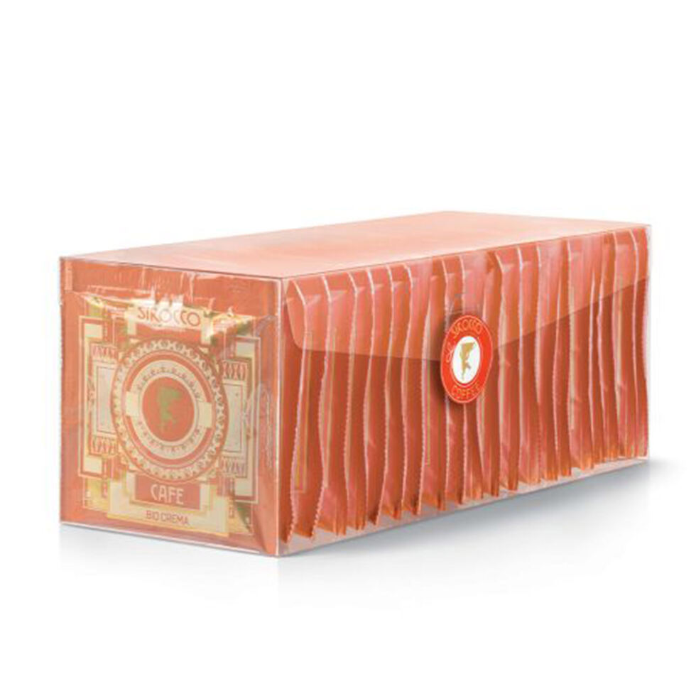 Café Sirocco Bio
Crema, 20 dosettes ESE 