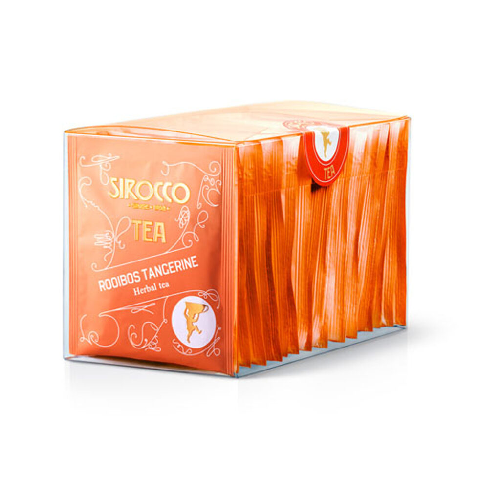 SIROCCO Tee
Rooibos Tangerine – Rotbusch-Tee mit Tangerine 