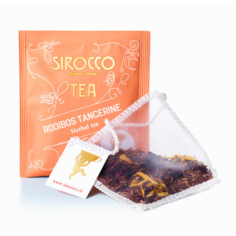SIROCCO Tee
Rooibos Tangerine – Rotbusch-Tee mit Tangerine 