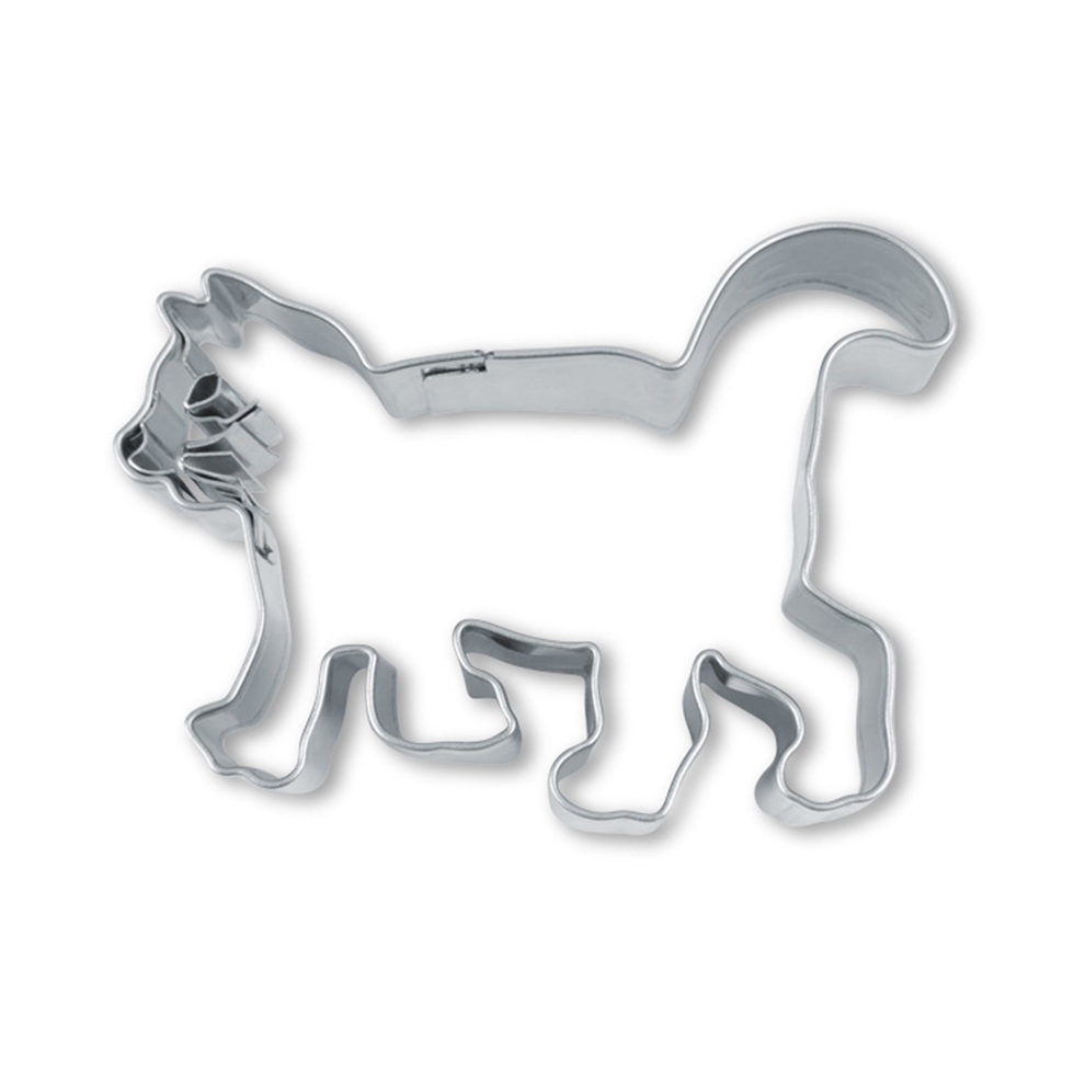 Ausstecher 
Katze gehend 