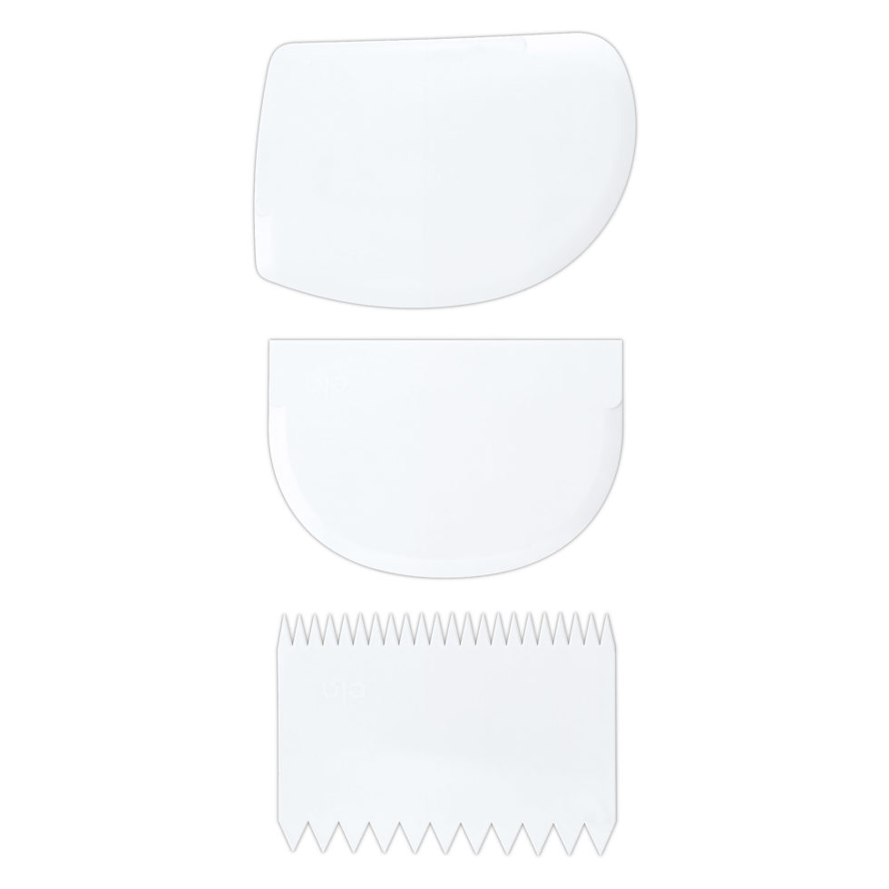 Set de spatules à pâte 3 pièces 