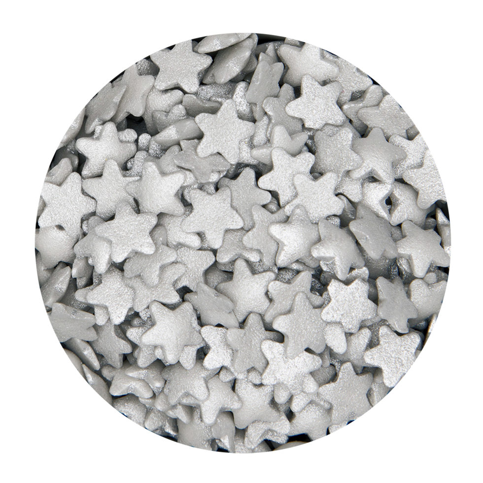 Streu Sterne silber 