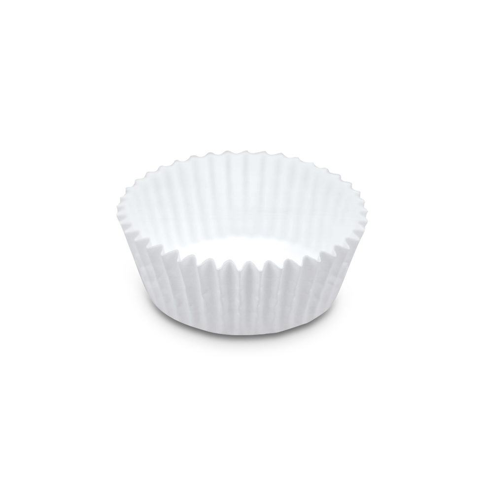 Papierbackformen 
Weiss 200 Stk. 