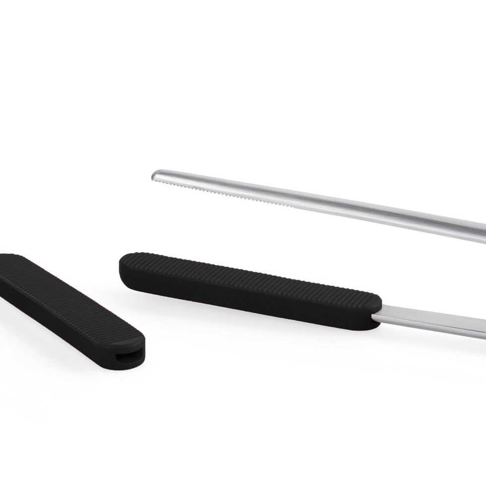 Pinzette gerade 30 cm
mit Silikon Spitze 