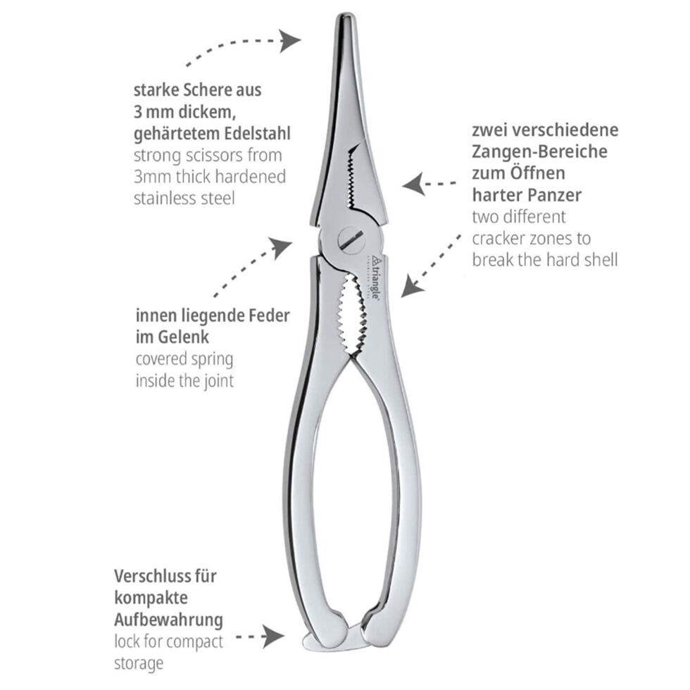 Hummerschere und Zange 